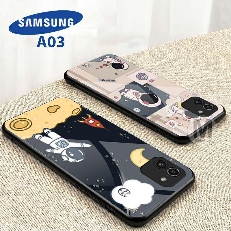 SAMSUNG A03 [ MG-136] Softcase Kaca SAMSUNG A03 Case Hp SAMSUNG A03 Casing Hp SAMSUNG A03 Softcase S