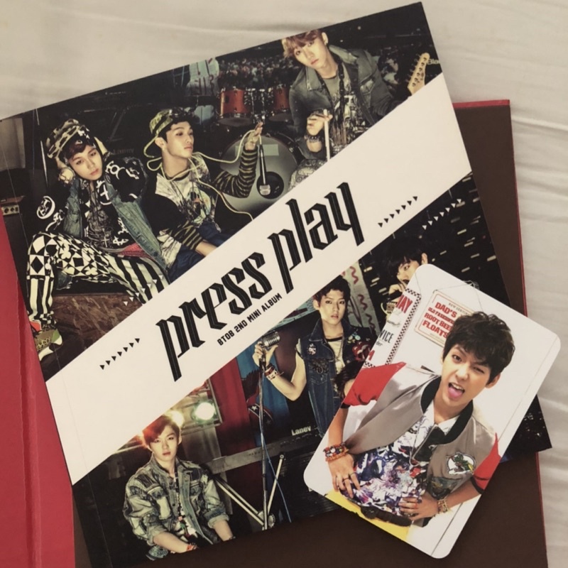 [Unsealed] BTOB Press Play 2nd Mini Album Minhyuk PC