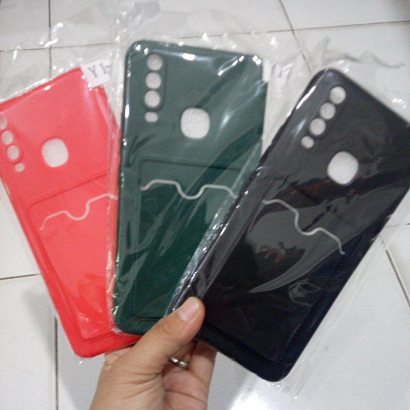 CASE KARET + TEMPAT KARTU FOR VIVO Y11/Y12/Y15/Y17
