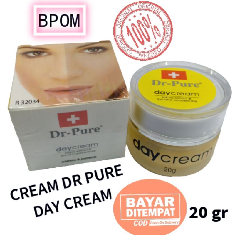 CREAM DR PURE DAY CREAM | Perawatan Wajah Cream Dr Pure Original
