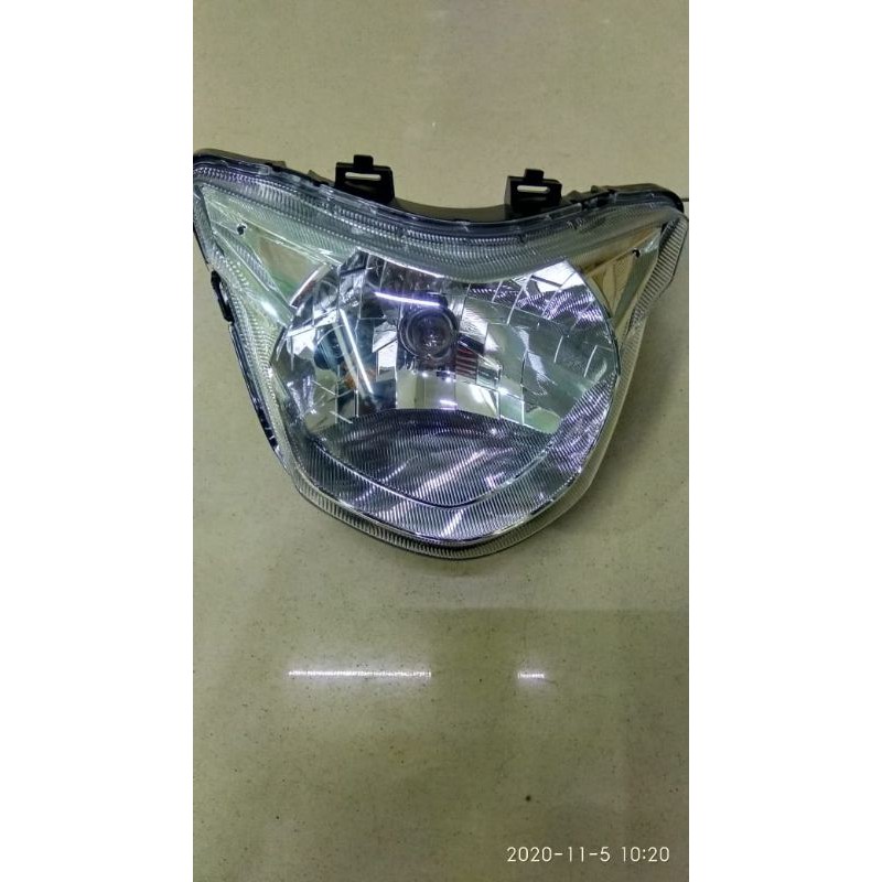 reflektor depan dengan lampu depan yamaha vega zr atau vega rr ori lospak