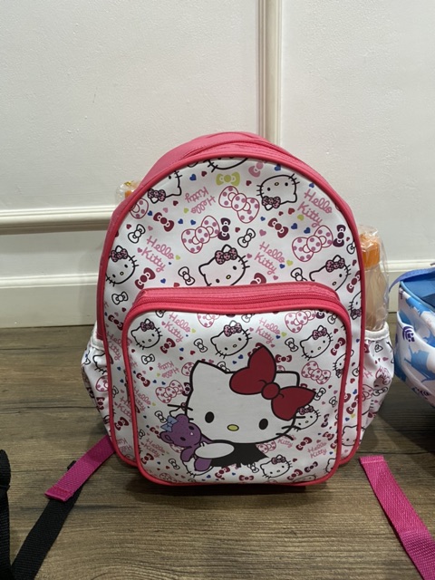 TAS BERANAK BOTOL MINUM TEMPAT MAKAN 3IN1 TAS SEKOLAH RANSEL ANAK SEKOLAH PEREMPUAN PG TK SD