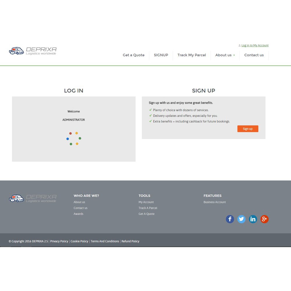 PROMO Aplikasi Pengiriman Barang Kurir Cargo - Source Code