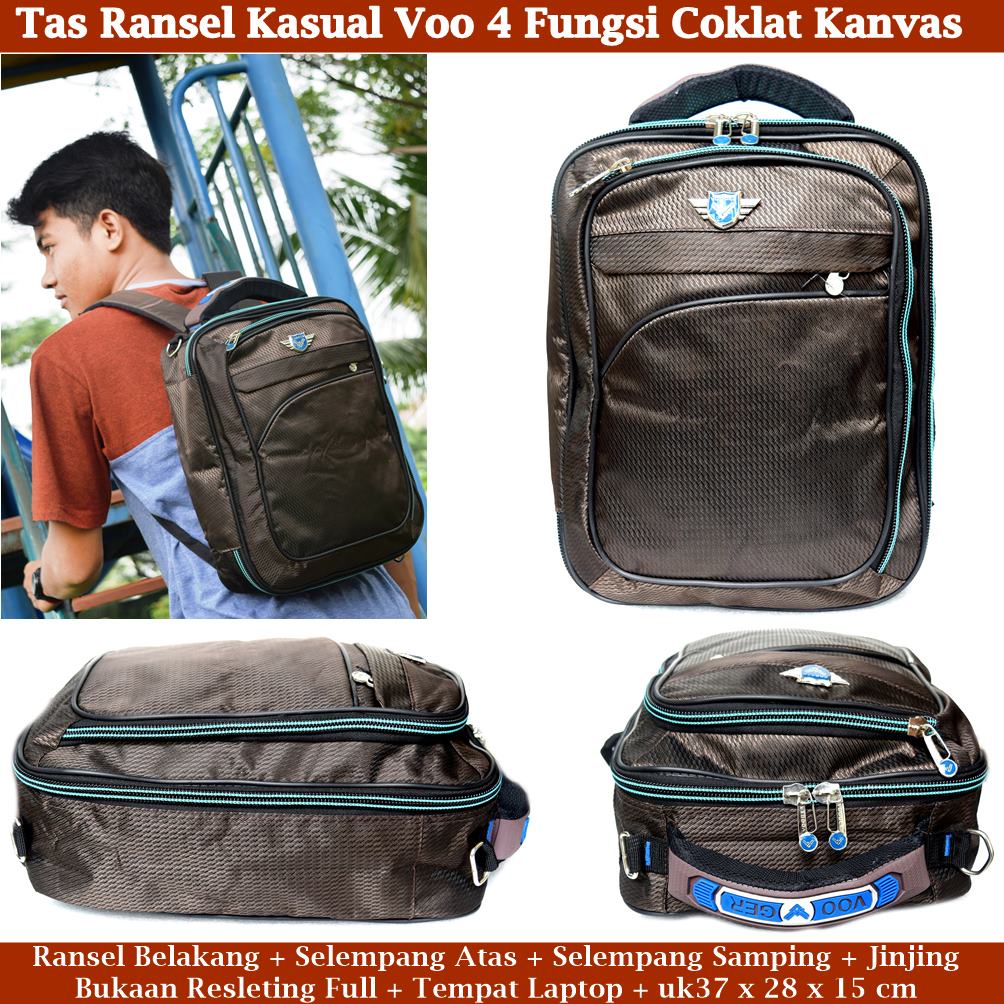 Tas Selempang Ransel Kasual 4in1 Vood Coffee