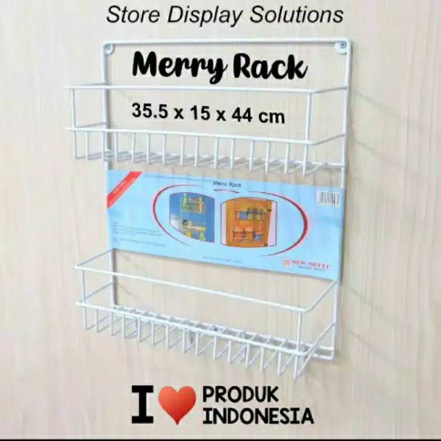 Merry Rack MODELLINE 35.5 x 15 x 44 Cm - Rak Dapur Kamar Mandi