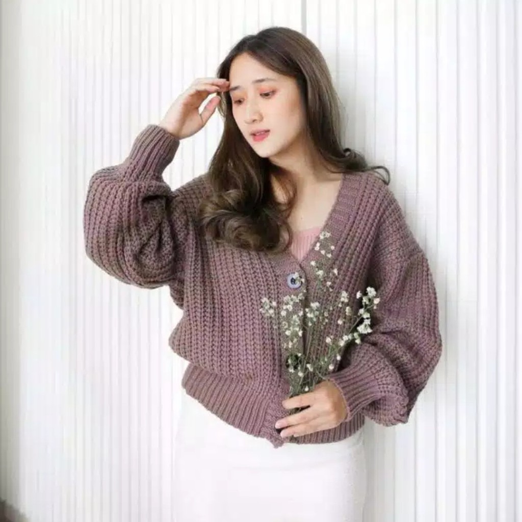 Cardigan / GRACIA / Cardy Get 7 / Atasan Cardy Rajut / Outwear / Kardigan Wanita-5