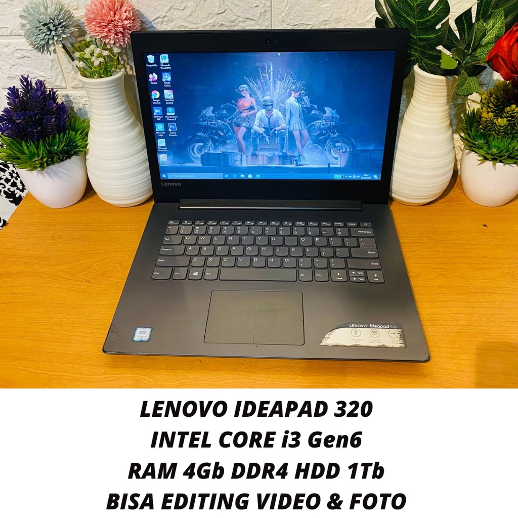 LAPTOP BEKAS SEKON LENOVO CORE I3 RAM 4 GB BISA EDITING