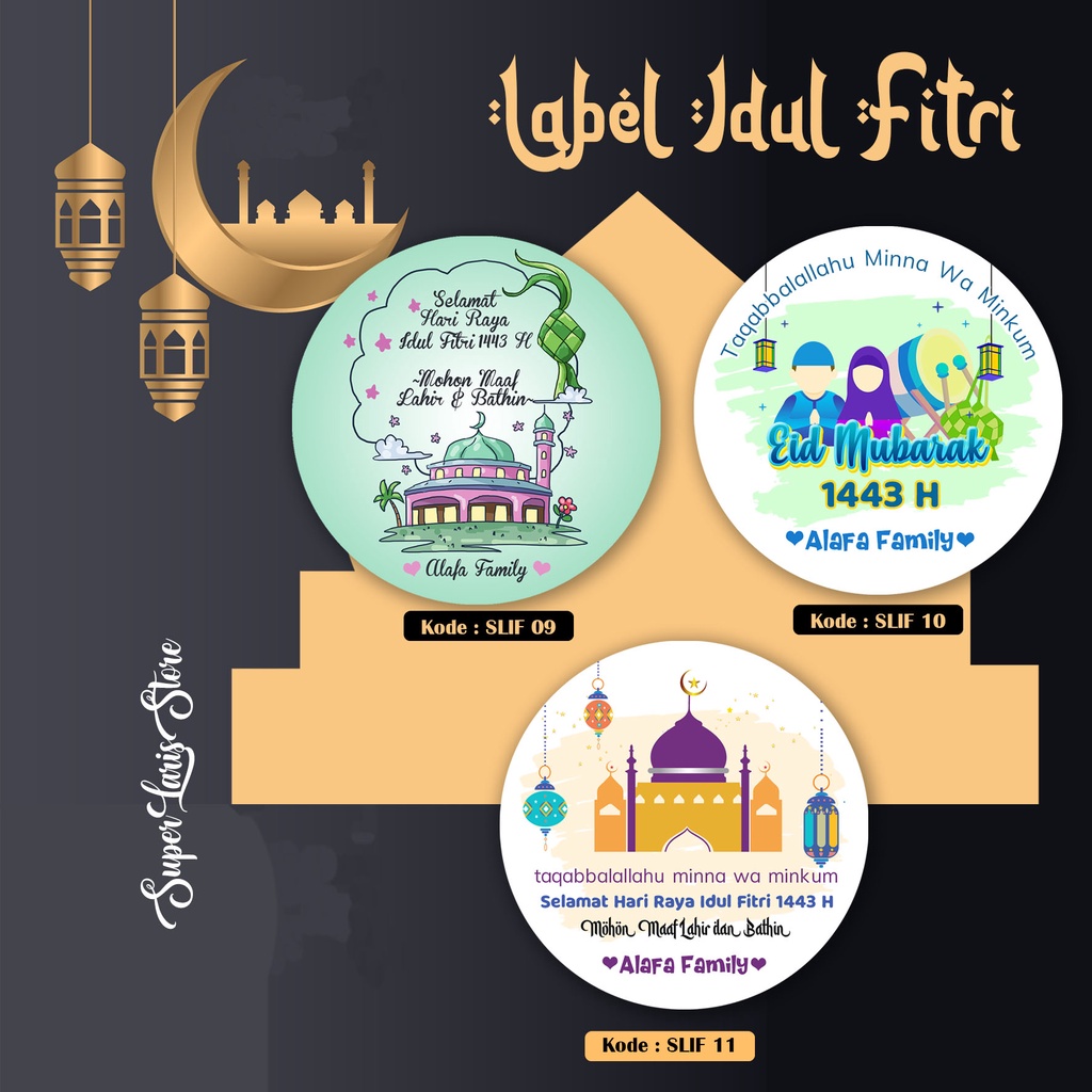 

SuperLarisStore Label Idul Fitri 09-11 / Stiker Hampers Lebaran