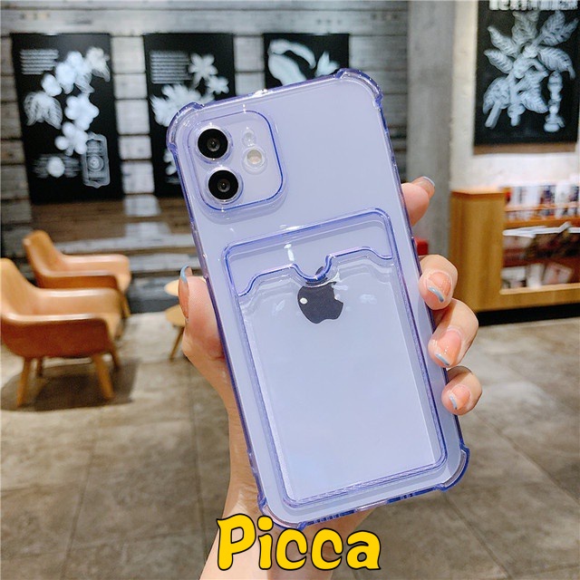 Casing Samsung A14 5G A12 A04 A22 A04E A03S A10S A32 A52 A72 M12 A50 A51 A21S A52S A30S A50S Dompet Kartu Soft Tpu Cover Case