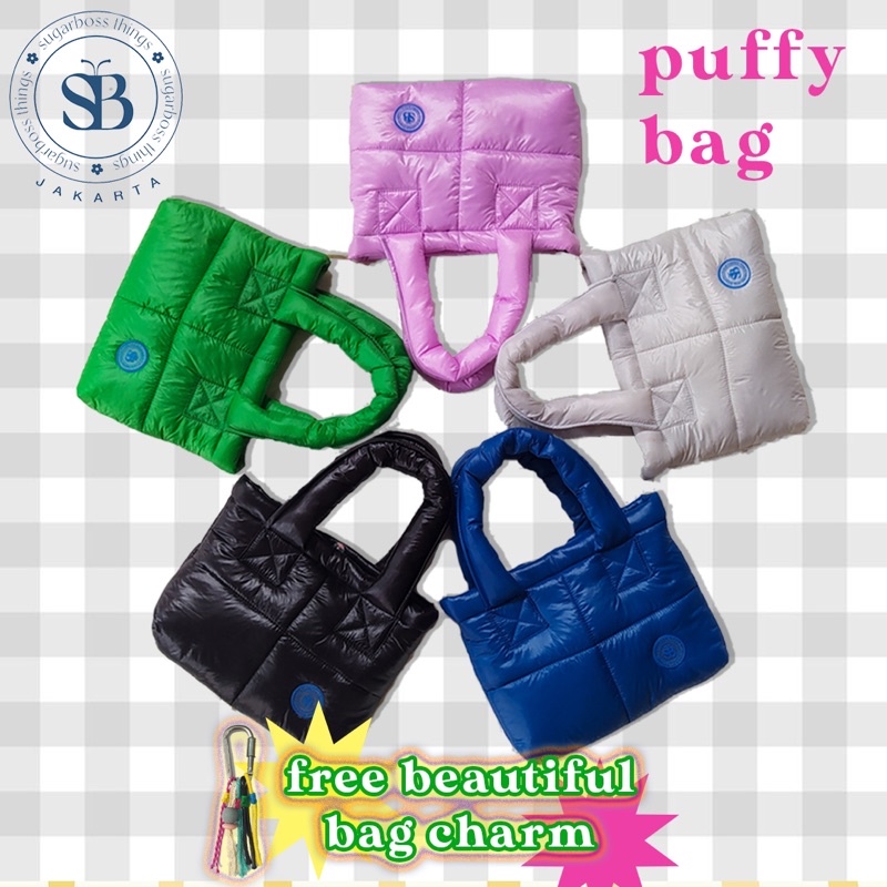 Puffy Bag l Free Bag Carabiner l Free Box and Dust bag