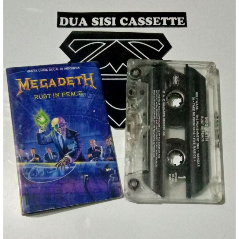 Kaset pita megadeth - rust in peace