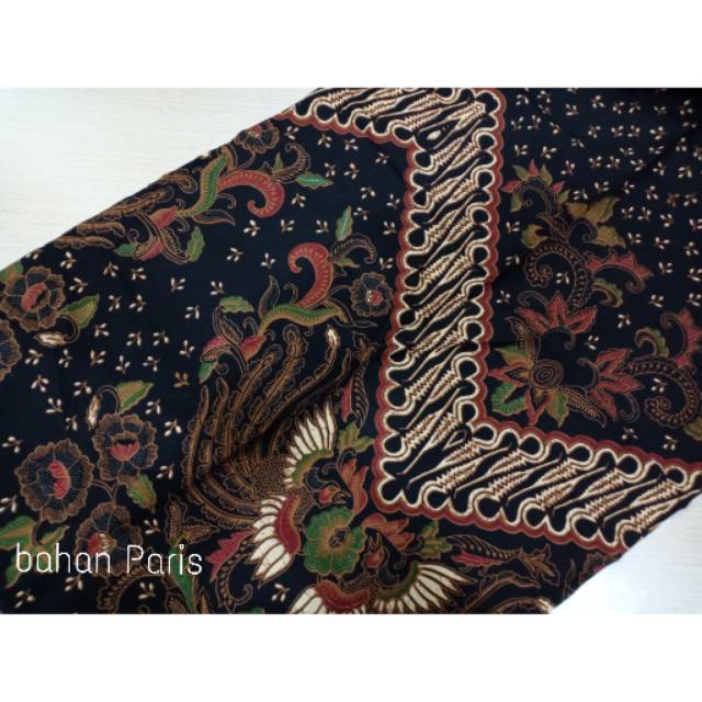 Batik sogan bahan Paris