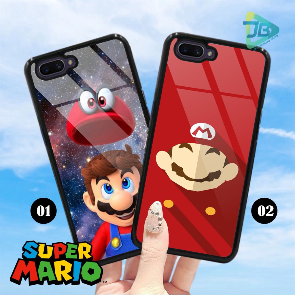 HARDCASE 2D GLOSSY SUPER MARIO OPPO VIVO XIAOMI SAMSUNG REALME IPHONE ALL TYPE JB4701