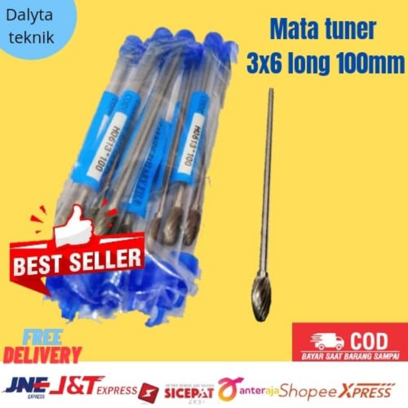 Jual Mata Porting Matatuner Cuner Batang Mm X Long Mm Ho X Rotary Burrs Tungsten