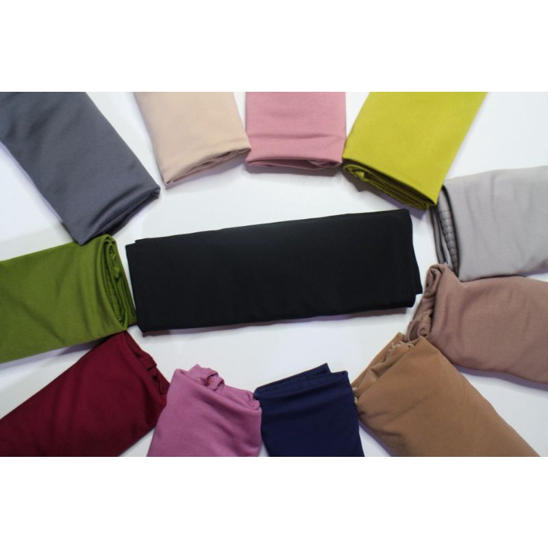 Hijab Alea Instan Hijab Bergo Sport Olahraga Size L Jersey Premium-4