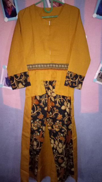 Restock!! Set Mafaza Gamis Batik Kebaya Batik 5 Warna