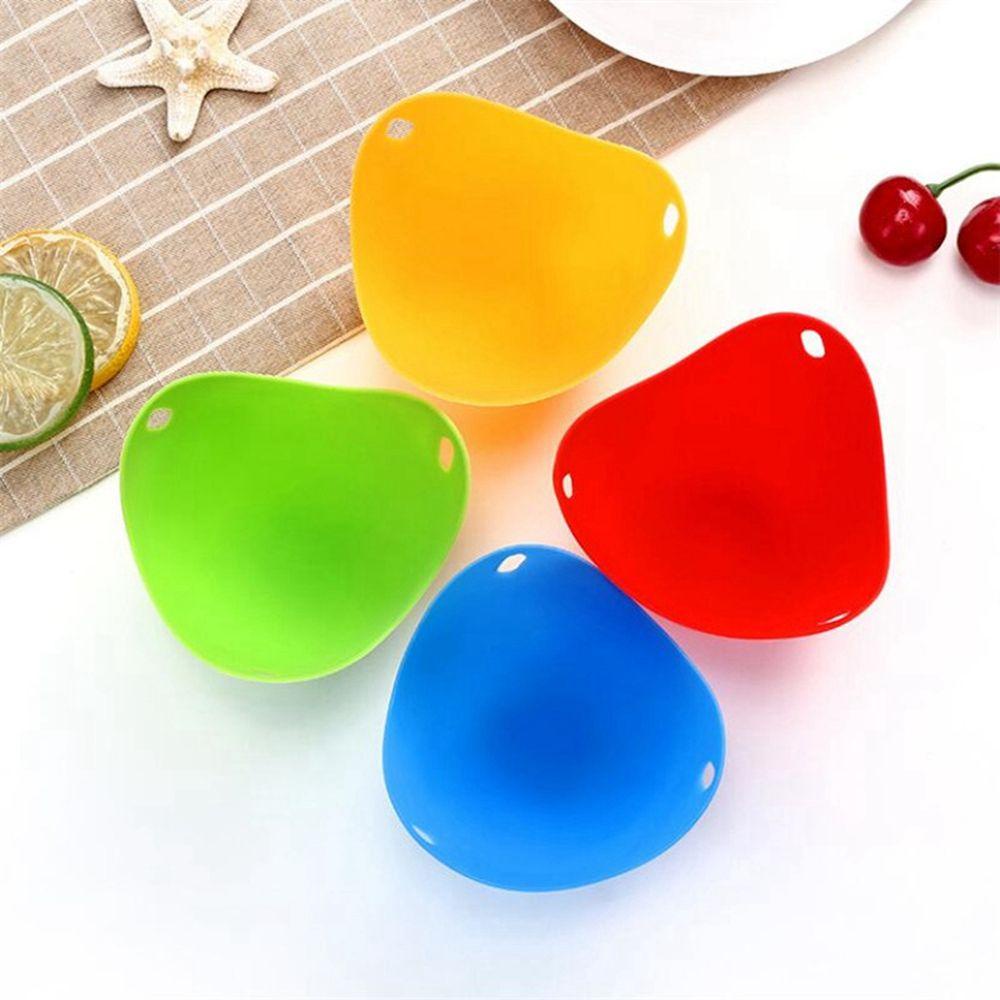 [Elegan] Cincin Aksesoris Perebus Telur Kreatif Silikon Holder Hangat Egg Steamer