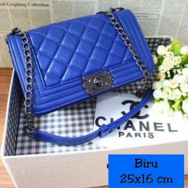 TAS WANITA CHANEL BOY MEDIUM SEMPREM