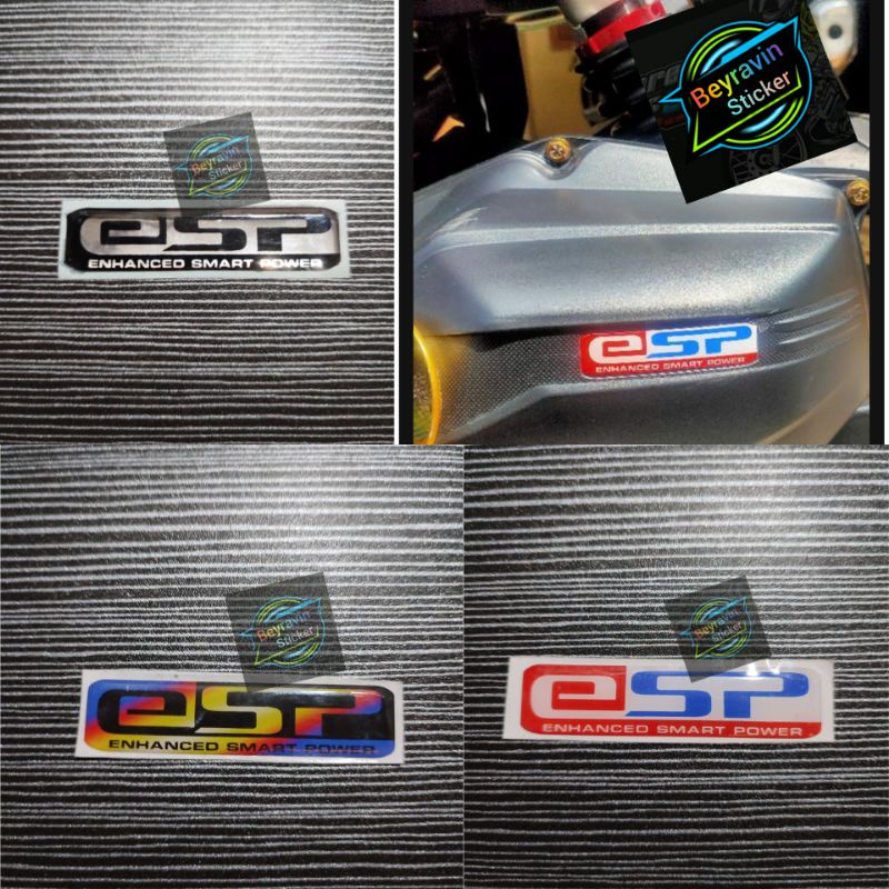 STICKER EMBLEM ESP TIMBUL