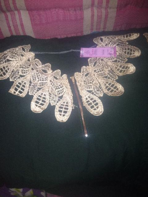 Gamis Batik Cap Soft  Ld ±115 Resleting Depan