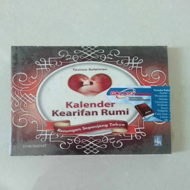 Kalender Kearifan Rumi Tasirun Sulaiman - Buku Motivasi Islami Inspirasi