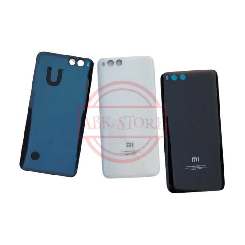 TUTUP BELAKANG BACKDOOR COVER BATERAI BACK GLASS XIAOMI MI 6 BACKCOVER BACK CASING XIAOMI MI6