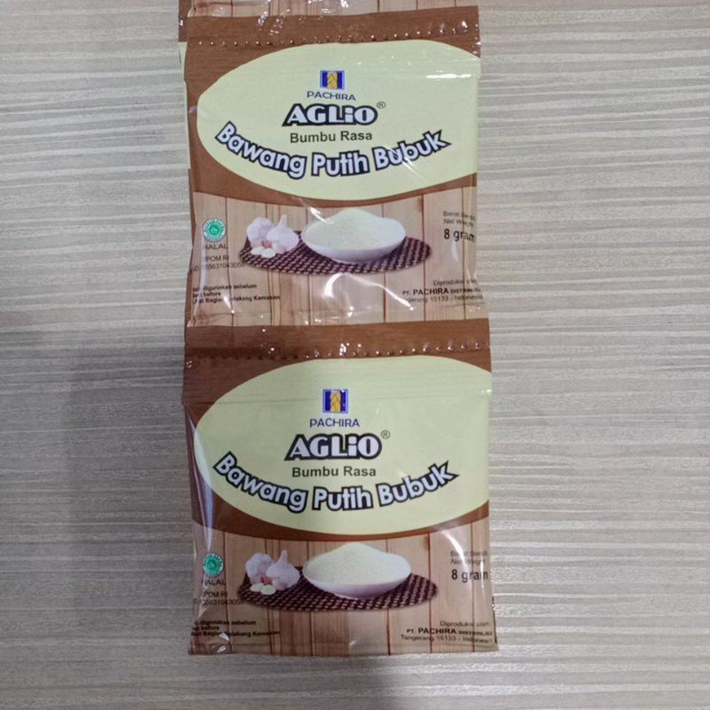 BAWANG PUTIH BUBUK SACHET (1 RENTENG ISI 12 SACHET) / AGLIO BAWANG PUTIH BUBUK