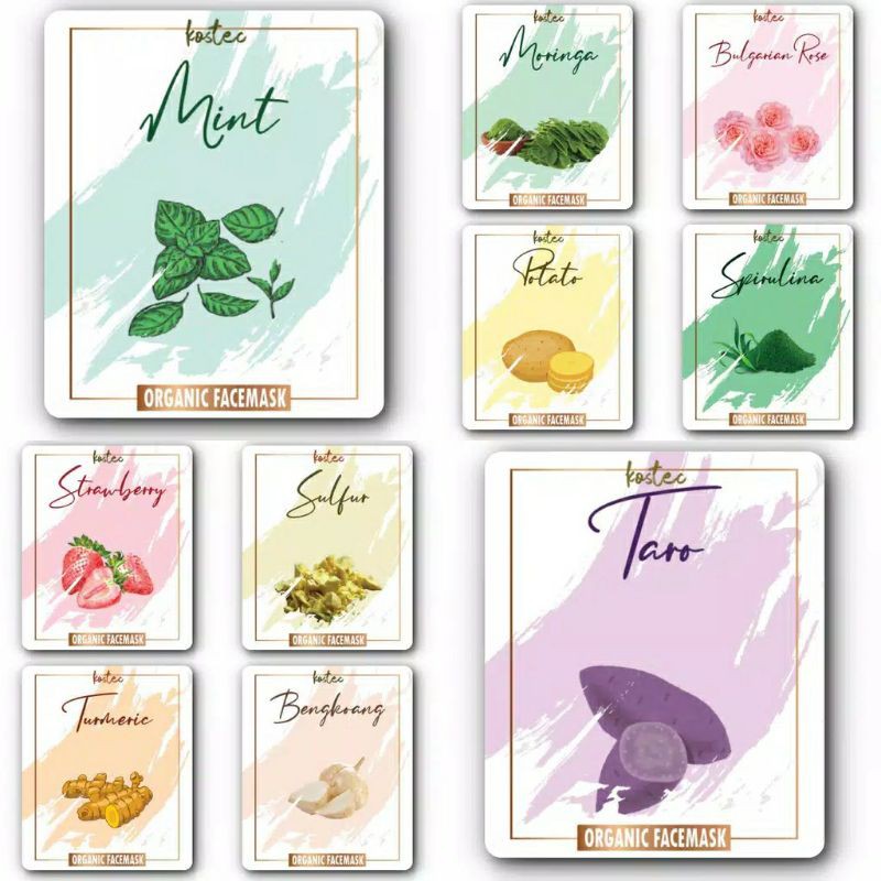 Masker Wajah Organic/Face Organic Mask 5 gr