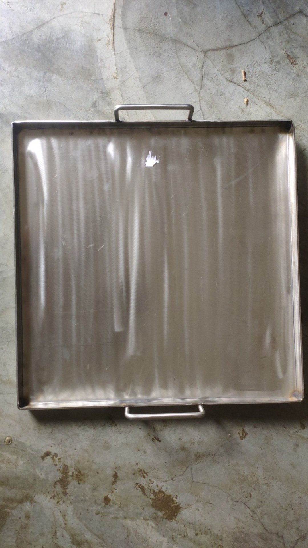 Wajan Roti Bakar Stainles Steel 3mm Martabak Telor Panggangan Bakaran