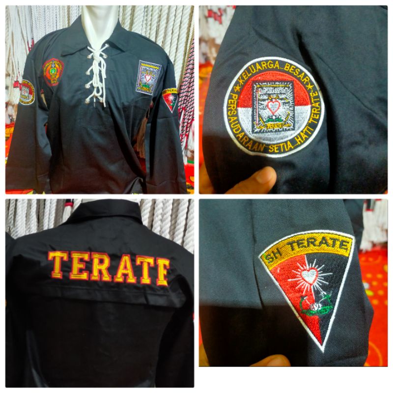 SAKRAL warga bordir,baju psht baju pelatih baju pencak silat Indonesia, SAKRAL WARGA TERATE ORIGINAL