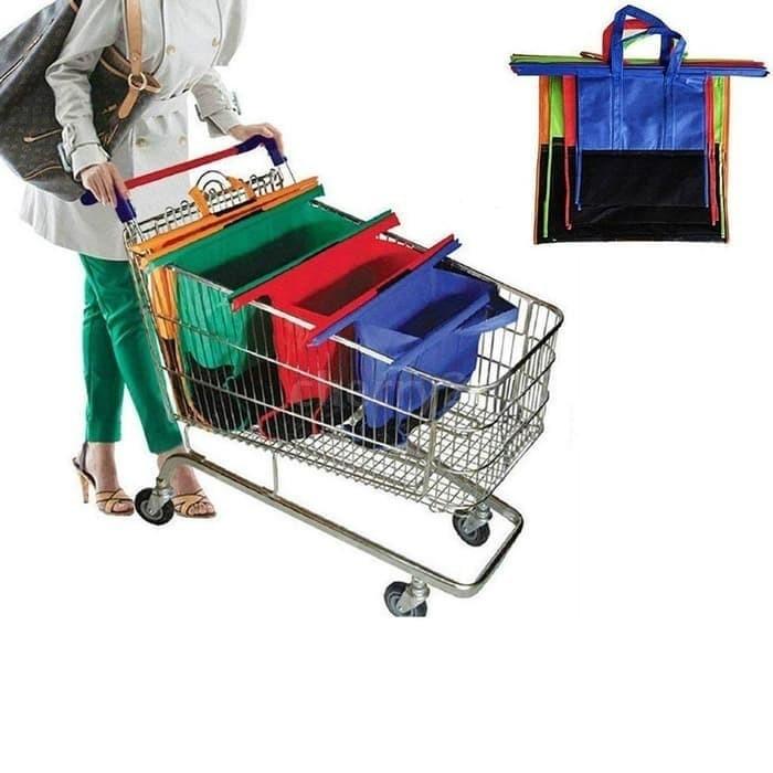 Supermarket Shopping Cart Bag - Tas Belanja Supermarket - Tas Trolly
