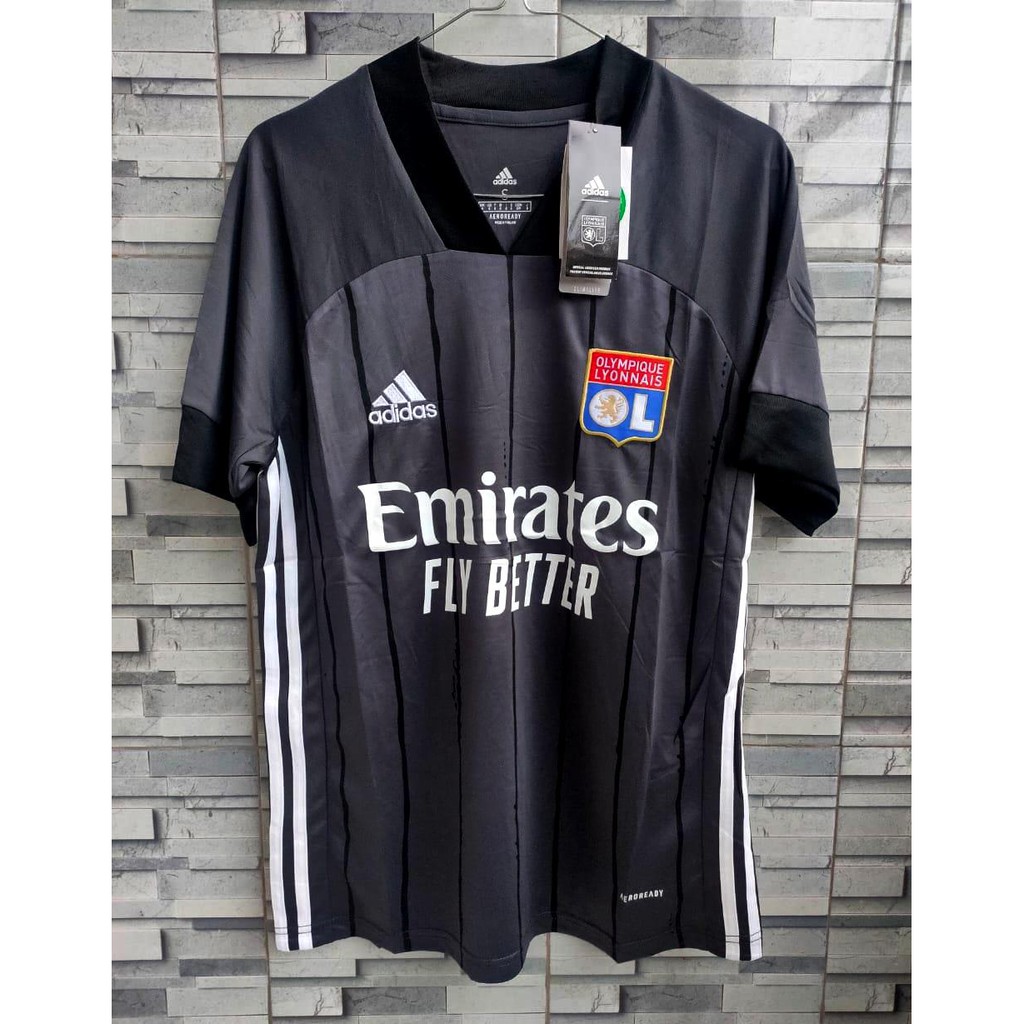 HQ JERSEY BOLA OLYMPIQUE LYON AWAY 2020-2021 GO HIGH QUALITY IMPORT