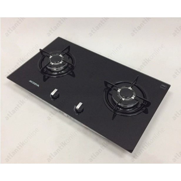 Kompor Tanam Modena Gas 2 Tungku 70cm Built-In Hob BH 0725 BH0725