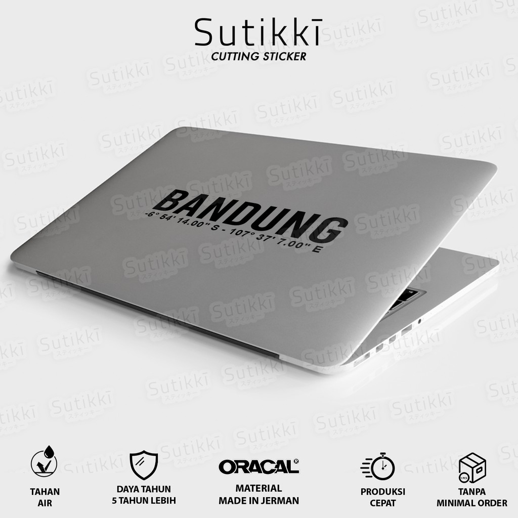 Sutikki | Cutting Sticker Bandung Kordinat Cordinate Stiker Vinyl Decal Mobil Motor - Seri NKRI