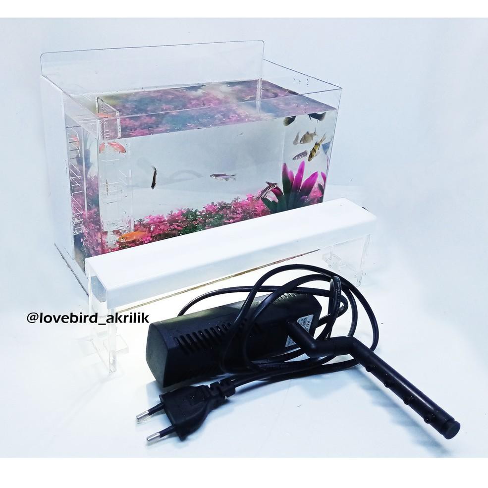 [KODE D2724] Aquarium Acrylic, Mini Aquarium, Aquarium Mini, Aquarium Akrilik, Aquarium lengkap, Aqu