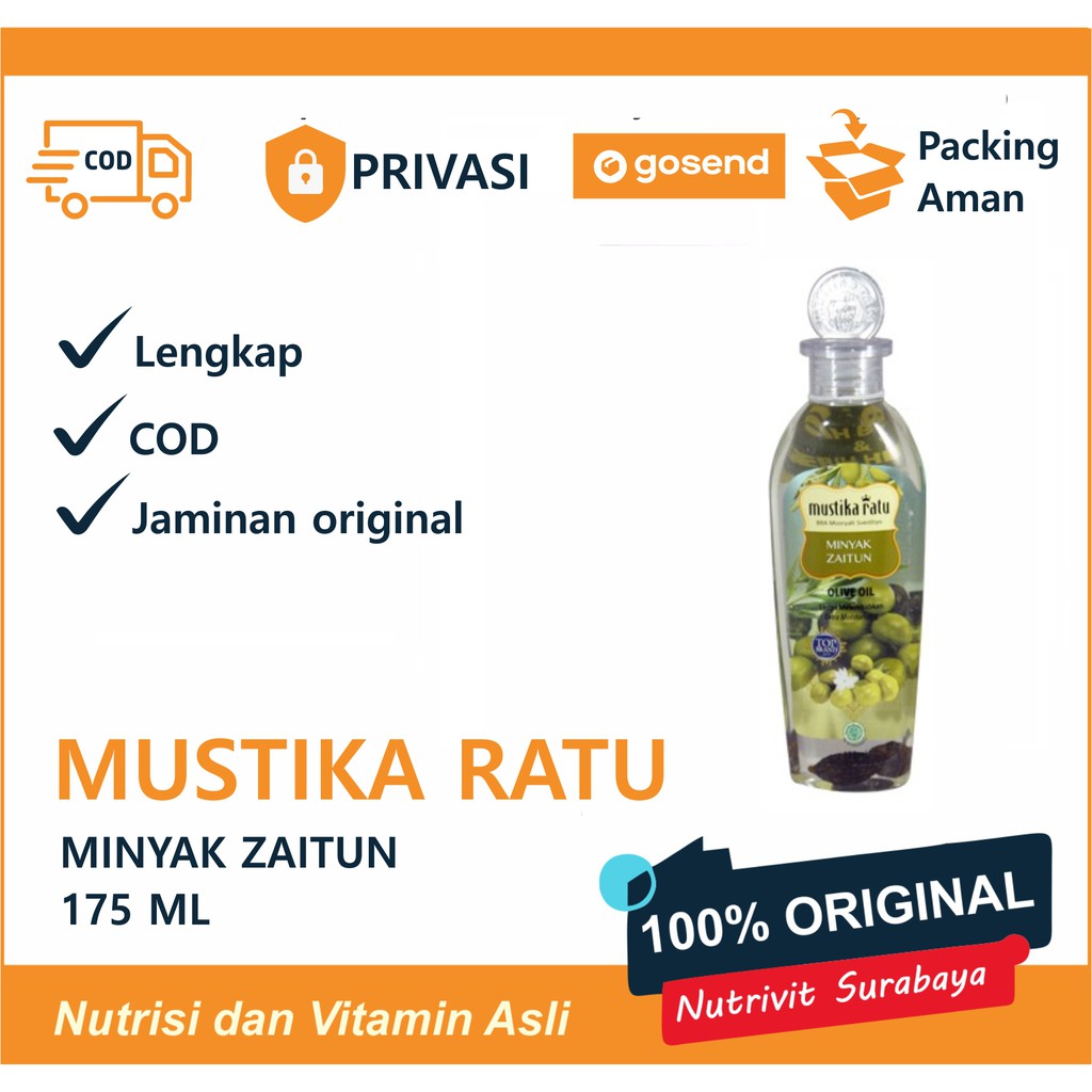 Mustika Ratu Minyak Zaitun Minyak Pijat 175 ml