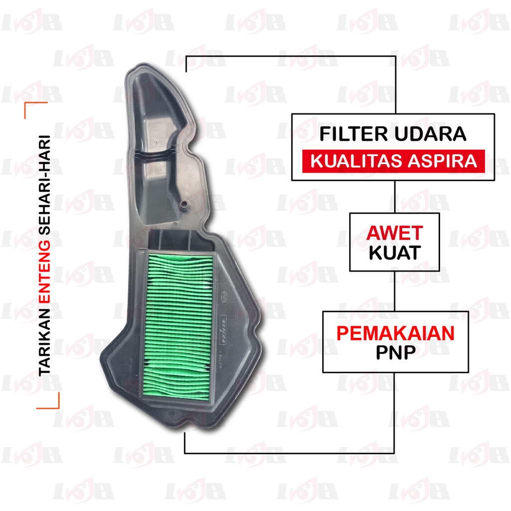 Aspira Saringan Filter Udara ADV PCX 150 Honda Matic Injection Kode Part K97