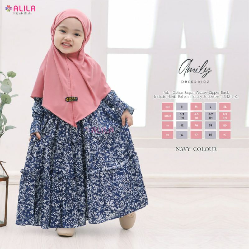 GAMIS ANAK AMILY BY ALILA