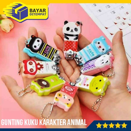 Gunting Kuku Bayi Anak Karakter Kartun Lucu (Nail Clipper)