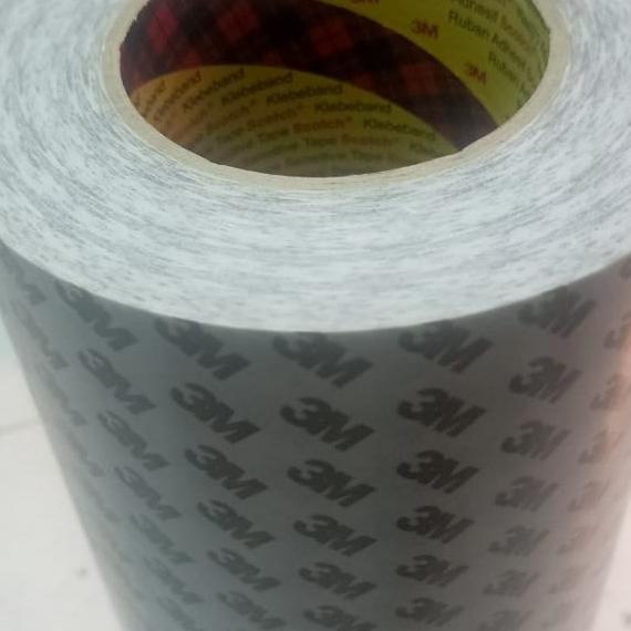 

3m dobel side 9075i lebar 7,5cm x 50 mtr-double tape tissue