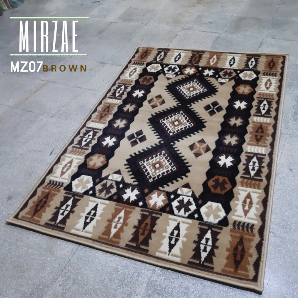 KARPET MIRZAE 100X150 MZ07 BROWN-1
