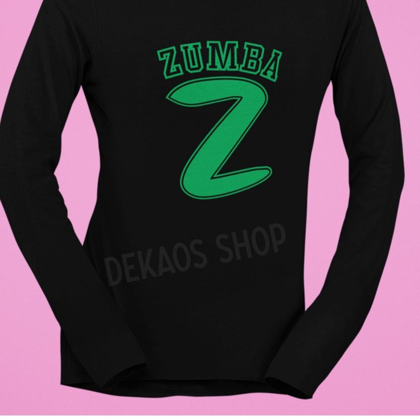 KAOS SENAM ZUMBA LENGAN PANJANG / SETELAN ZUMBA / ATASAN ZUMBA / BAJU SENAM WANITA / KAOS AEROBIC LE