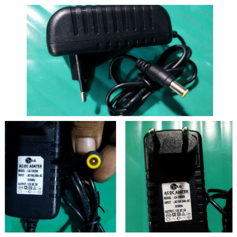 Adaptor LCD 12V LED LG Flatron 22MN42A W1943S E1960 E1960S E1960ST W1643SV W1643S