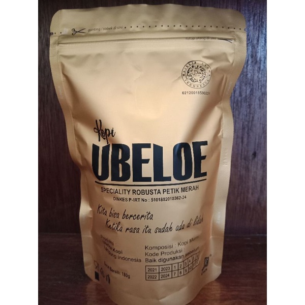 

Kopi Bubuk Ubeloe Speciality Robusta