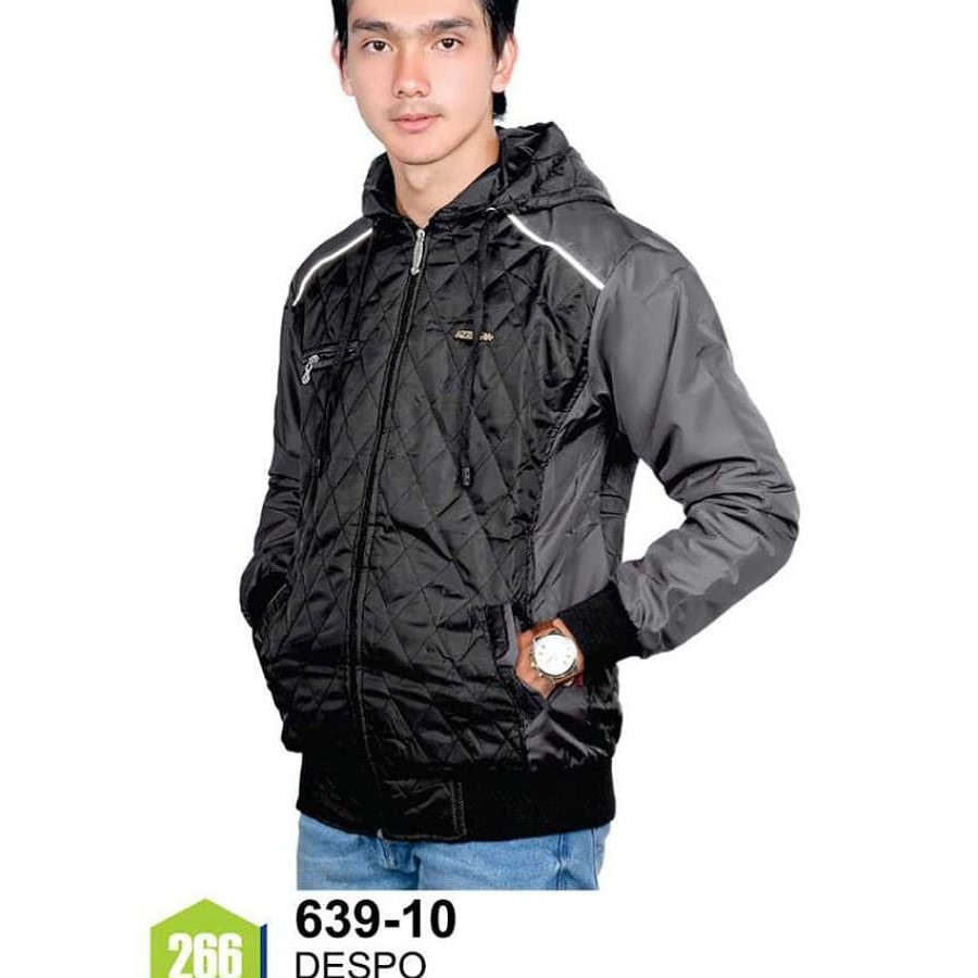 jaket casual pria / jaket cowok keren/ jaket motor casual pria AZZ 639-10