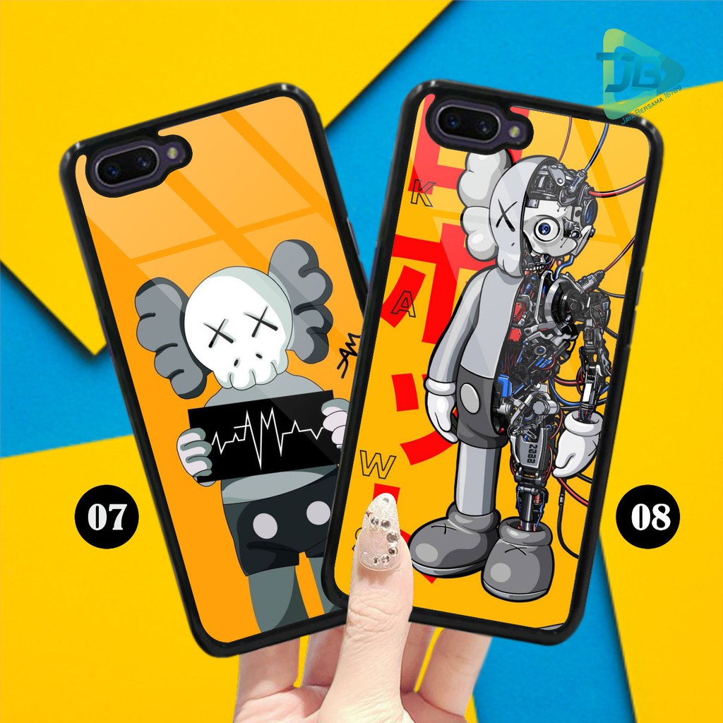 HARDCASE 2D GLOSSY KAWS OPPO VIVO XIAOMI SAMSUNG REALME IPHONE ALL TYPE JB4677