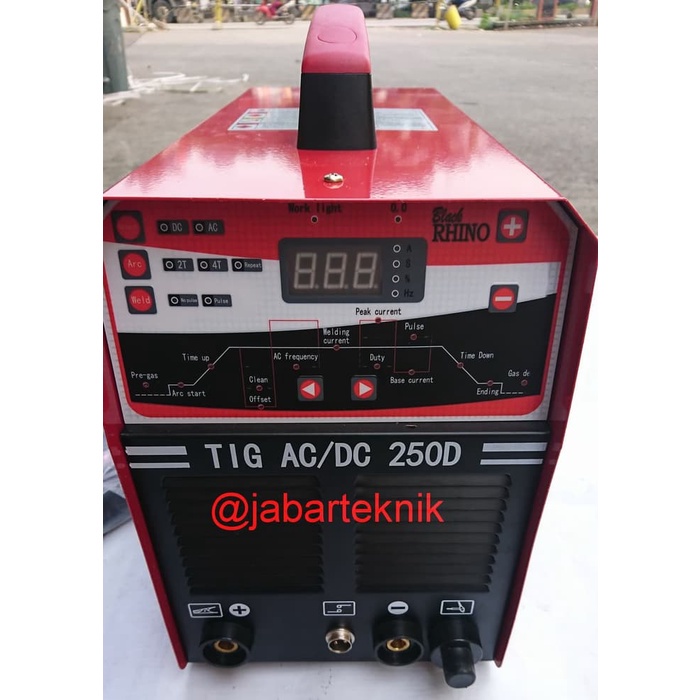 PUNCAK HARGA MURAH  RHINO MESIN LAS ALUMUNIUM ARGON TIG AC DC 250 1 PHASE
