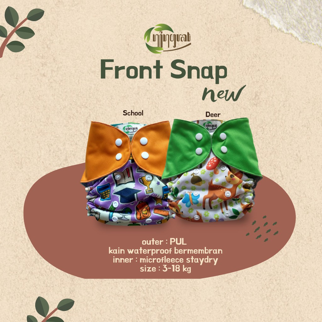 Clodi Ningrat Motif BANYAKK Clodi Ningrat Front Snap