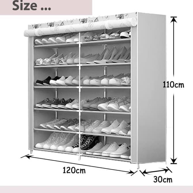 Rak Sepatu Serbaguna 12 Ruang Shoe Rack Portable Xg12 Multicolor Birdy Shopee Indonesia