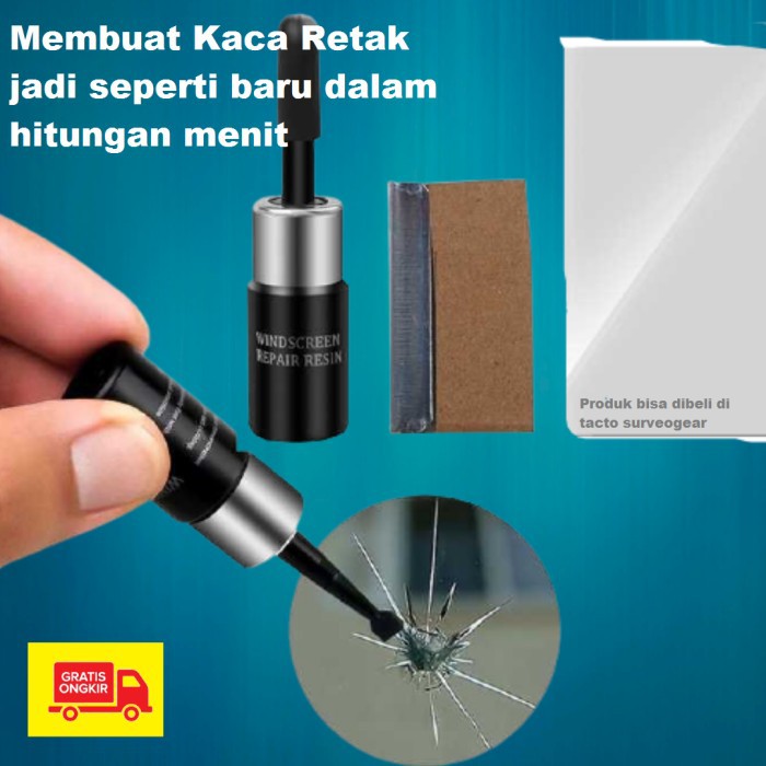 Dijamin ASLI Paket lem Memperbaiki Kaca hp Mobil smartphone jendela cermin yang retak tipis